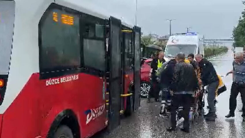 Saganak beraberinde kazayi da getirdi acu9z7rs